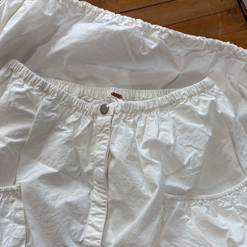Free People White Maxi Skirt